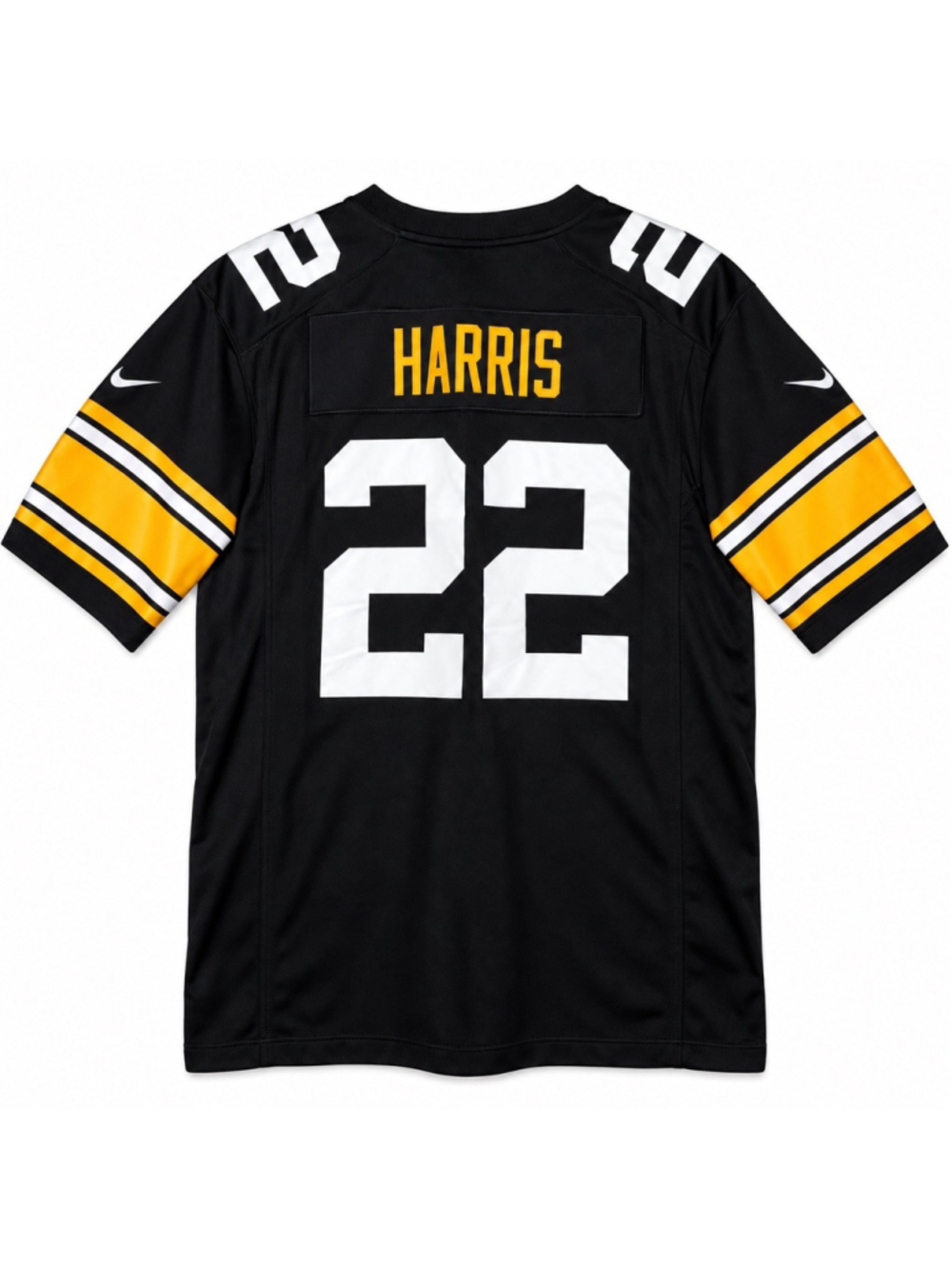 Nike OnField Pittsburgh Steelers Jersey #22 Najee Harris Retro Mens L Black NFL